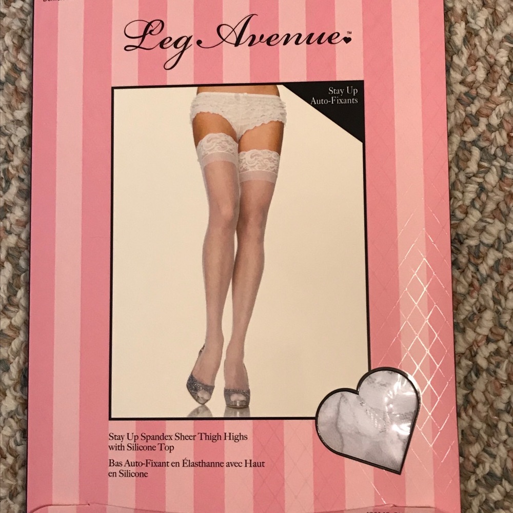 Thigh-High Stockings w/ Lace
